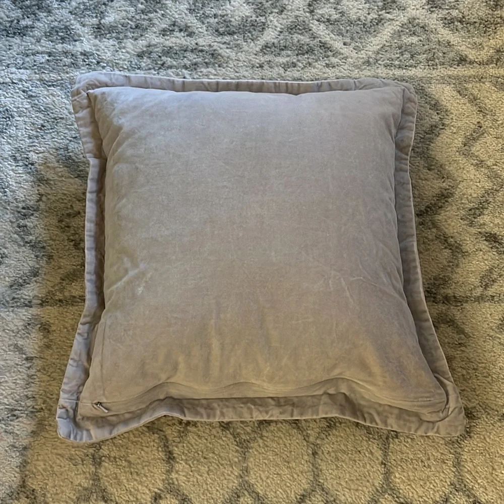 Grey Throw Pillow